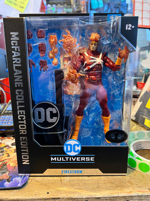 DC McFarlane Collector Edition Wave 2 Firestorm Crisis on Infinite Earths CHASE VARIANT