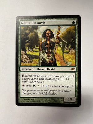 MTG Noble Hierarch (moderately Played)