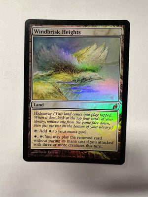 MTG Windbrisk Heights FOIL (heavily Played)