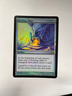 MTG Howling Mine FOIL (heavily Played)