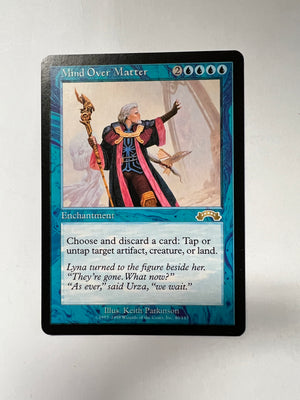 MTG Mind Over Matter (Heavily Played) Fun Box Monster Emporium MTG Mind Over Matter (Heavily Played) Fun Box Monster Emporium
