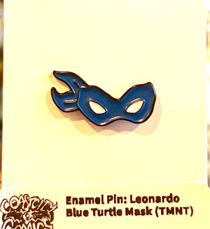 Enamel Pin: Leonardo Blue Turtle Mask (TMNT)