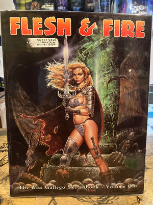 Flesh and Fire: The Blas Gallego Sketchbook Vol 1 TP (Mature 18+)(VF-)