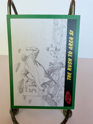 Mars Attacks: The Revenge! - 2017 Topps Trading Card Series P-35 Green Border