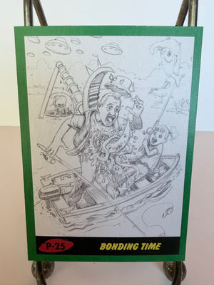 Mars Attacks: The Revenge! - 2017 Topps Trading Card Series P-25 Green Border