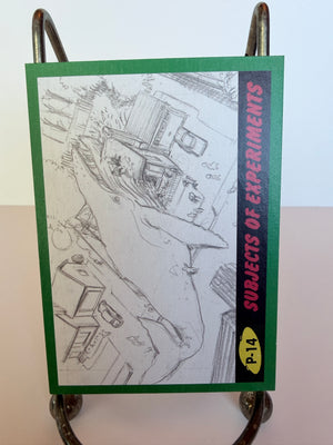 Mars Attacks: The Revenge! - 2017 Topps Trading Card Series P-14 Green Border