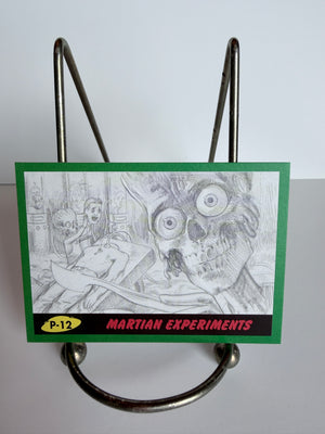 Mars Attacks: The Revenge! - 2017 Topps Green Border Trading Card P-12