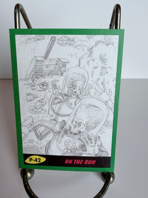 Mars Attacks: The Revenge! - 2017 Topps Green Border Trading Card P-42