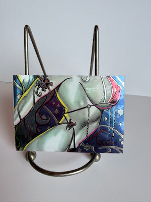 Lady Death : 1994 Trading Cards (Chaos) Chrome Tryptic Card #83