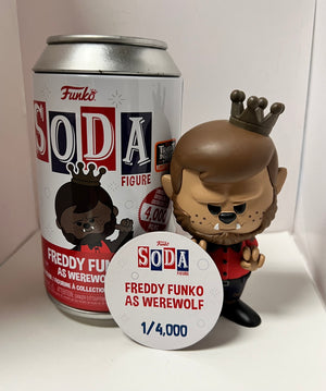 Funko Soda (OPENED): Freddy Funko as Werewolf