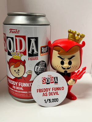 Funko Soda (OPENED): Freddy Funko as Devil