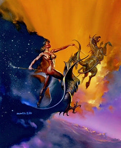Boris Vallejo Trading Card Series 1 (1991) #3 Night