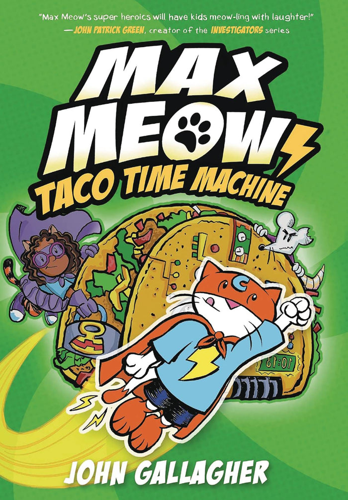 MAX MEOW CAT CRUSADER VOL 04 TACO TIME MACHINE (NEW PTG) GN HC
