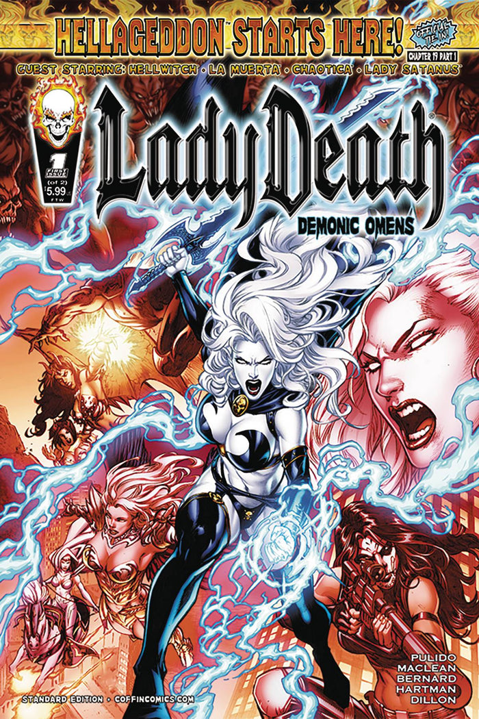 LADY DEATH: DEMONIC OMENS #1 (OF 2) CVR A BERNARD STANDARD (M