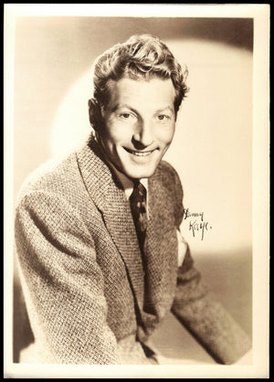 Vintage Danny Kaye Fan Club Photo : 7" X  5.5" (Facsimile Signature)