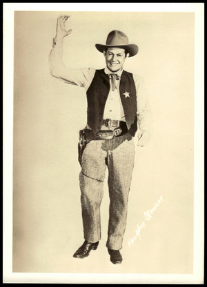 Vintage Vaughn Monroe (Cowboy Era)  Fan Club Photo : 7" X  5." 1950's