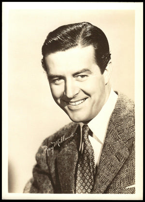 Vintage Ray Milland Fan Club Photo : 7" X  5." (Facsimile Signature)