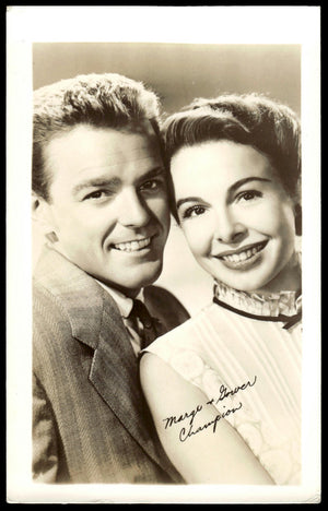 Vintage Marge and Gower Champion Fan Club Photo (Facsimile Signature) 5.5" X  3.5." 1950's Snow White