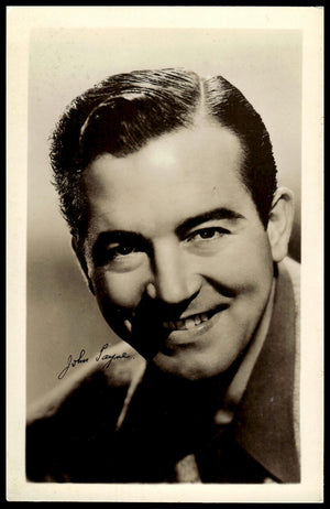 Vintage John Payne Fan Club Photo (Facsimile Signature)  5.5" X  3.5." 1950's  Miracle on 34th Street