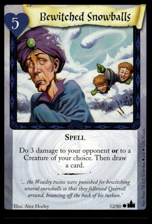 Harry Potter TCG Trading Card Game (2001) : Bewitched Snowballs