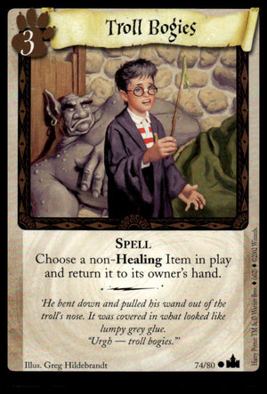 Harry Potter TCG Trading Card Game (2001) : Troll Bogies