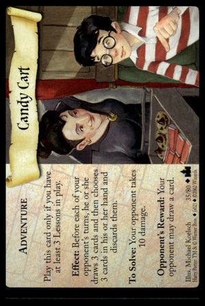 Harry Potter TCG Trading Card Game (2001) : Candy Cart