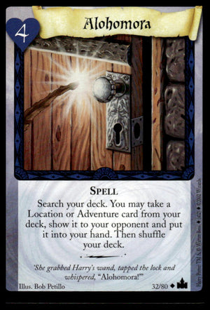 Harry Potter TCG Trading Card Game (2001) : Alohomora