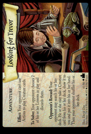 Harry Potter TCG Trading Card Game (2001) : Looking for Trevor