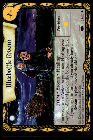 Harry Potter TCG Trading Card Game (2001) : Bluebottle Broom