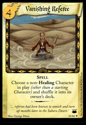 Harry Potter TCG Trading Card Game (2001) : Vanishing Referee