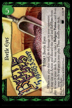 Harry Potter TCG Trading Card Game (2001) : Beetle Eyes