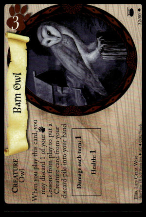 Harry Potter TCG Trading Card Game (2001) : Barn Owl