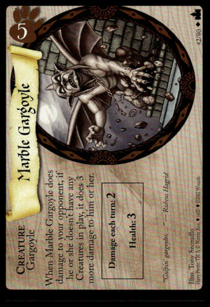 Harry Potter TCG Trading Card Game (2001) : Marble Gargoyle