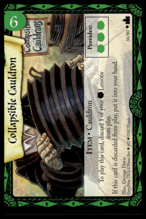 Harry Potter TCG Trading Card Game (2001) : Collapsable Cauldron