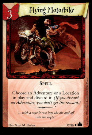 Harry Potter TCG Trading Card Game (2001) : Flying Motorbike
