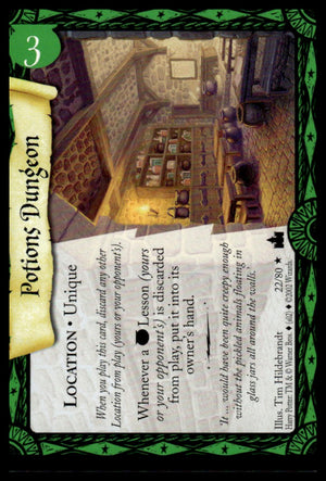 Harry Potter TCG Trading Card Game (2001) : Potions Dungeon