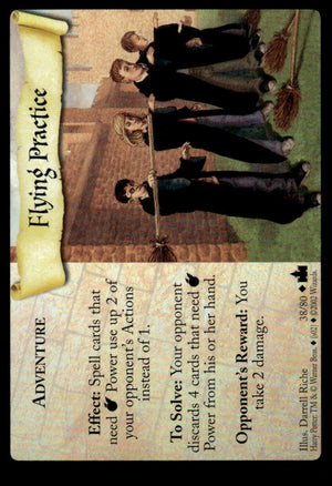 Harry Potter TCG Trading Card Game (2001) : Flying Practice