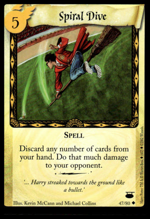 Harry Potter TCG Trading Card Game (2001) : Spiral Dive