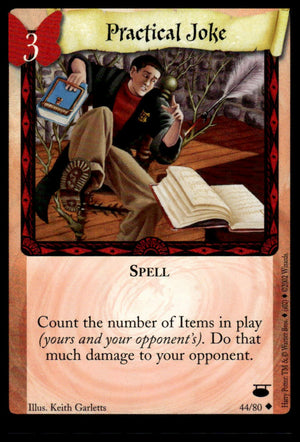 Harry Potter TCG Trading Card Game (2001) : Practical Joke