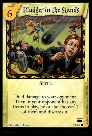 Harry Potter TCG Trading Card Game (2001) : Bludger in the Stands