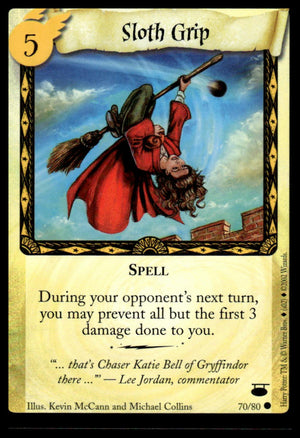 Harry Potter TCG Trading Card Game (2001) : Sloth Grip