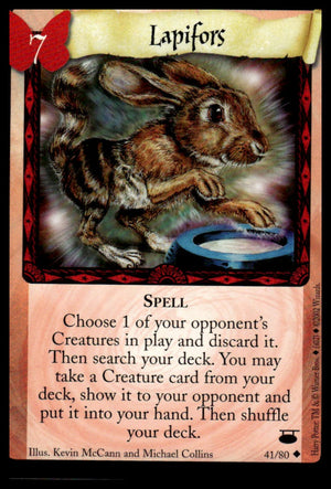 Harry Potter TCG Trading Card Game (2001) : Lapifors