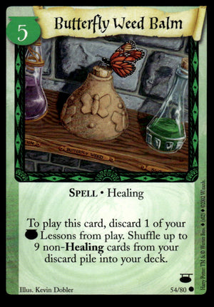 Harry Potter TCG Trading Card Game (2001) : Butterfly Weed Balm