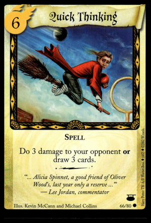 Harry Potter TCG Trading Card Game (2001) : Quick Thinking