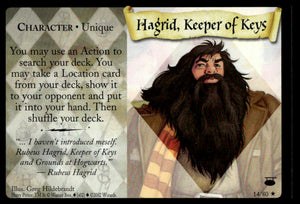 Harry Potter TCG Trading Card Game (2001) : Hagrid, Keeper of Keys (non-Holo)