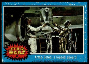 Star Wars: Artoo Deetoo is loaded Aboard Topps 1977 Card Series
