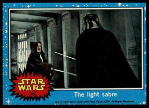 Star Wars: The Light Sabre #45 Topps 1977 Card Series
