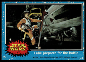Star Wars: Luke Prepares for the Battle  #47 Topps 1977 Card Series