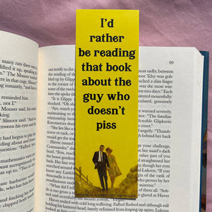 Bookmark:That Book About the Guy that Doesn't Piss