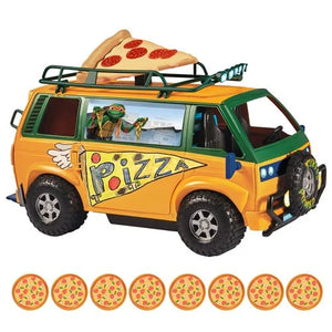 Playmates Teenage Mutant Ninja Turtles: Mutant Mayhem Movie PizzaFire Van with Pizza Throwing Action Vehicle